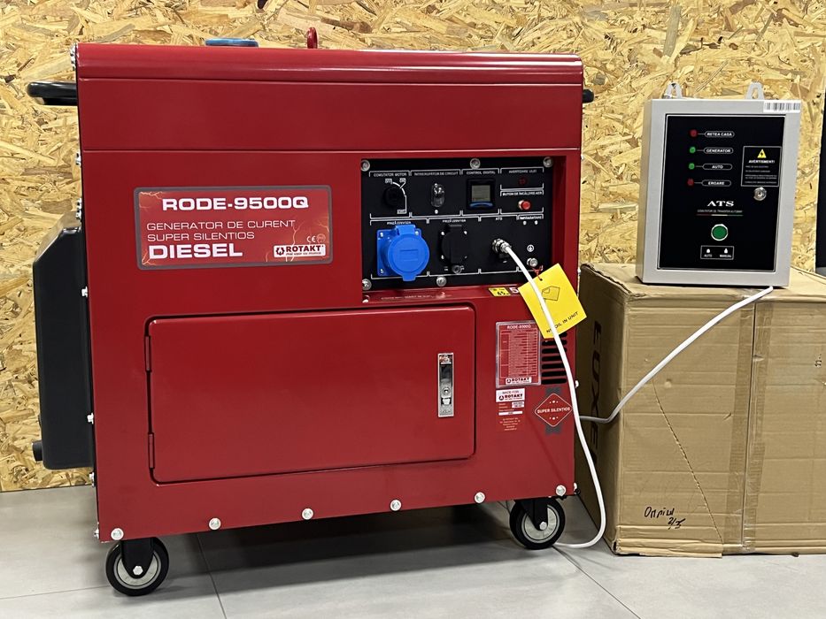 Дизельний генератор ROTAKT RODE 9500Q + ATS