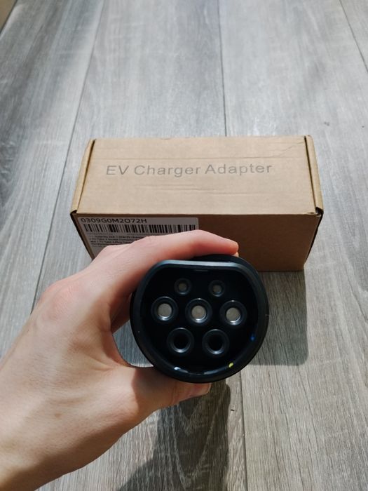 Перехідник Type 1 - Type 2 adapter 7квт 32А авто з США CCS1 CCS2 адаптер GBT Telsa Тесла накс хороша якість