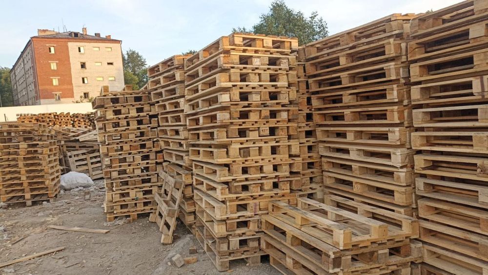 1200*800 піддони деревяні евро палети облегшені поддоны