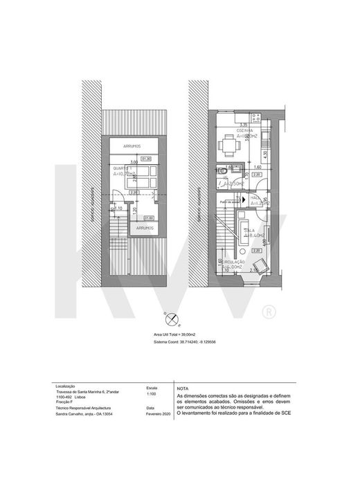 Apartamento T1 Duplex em São Vicente - Lisboa