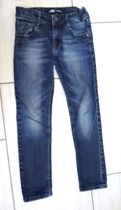 Jak NOWE jeansowe spodnie rurki Levi's 128-134 na 8 lat