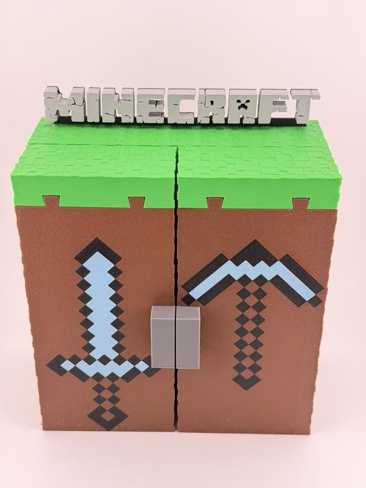 Expositor Minecraft para Kinder Joy - Minecraft Kinder Joy Display Case