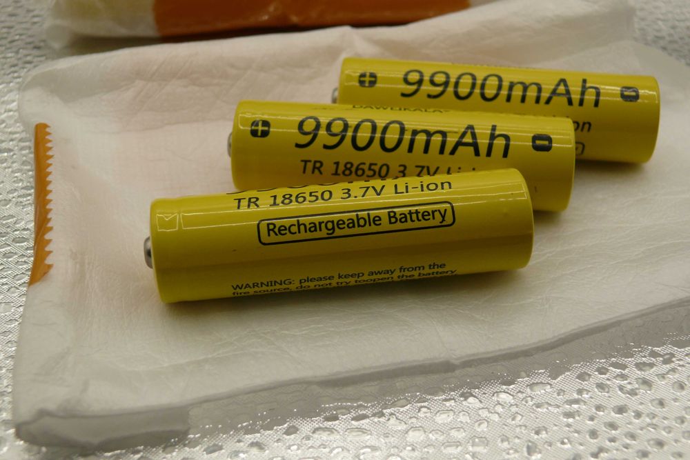 Baterias recarregáveis de íon-lítio 18650