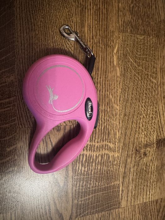 Поводок-рулетка Flexi Classic XS 3 м, до 8 кг, рожевий