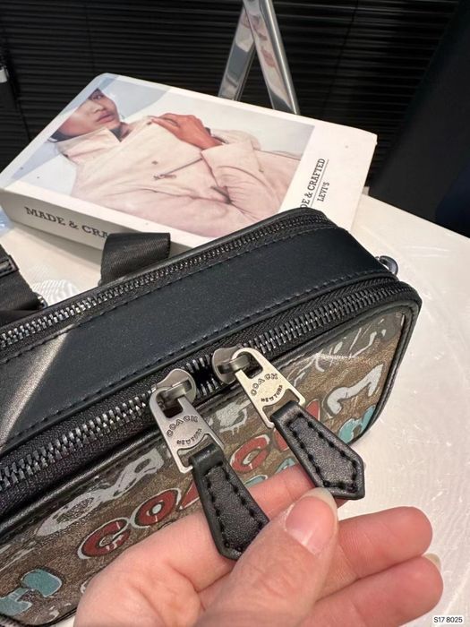 COACH брендовая сумка кожаная мужская