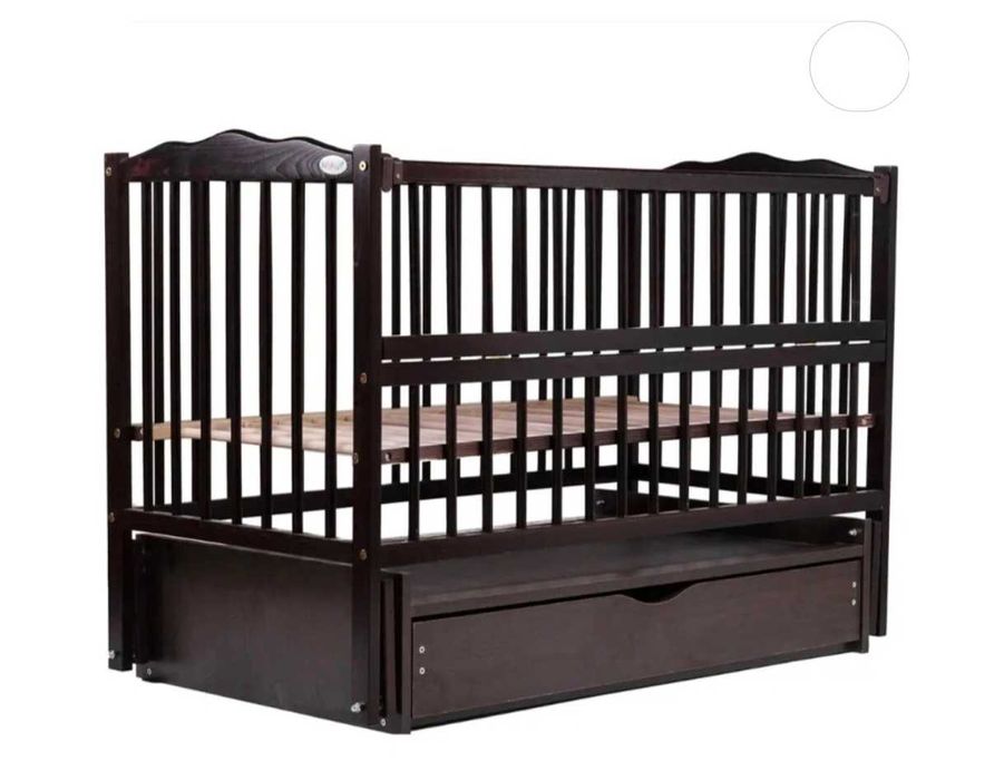 Ліжко маятник з шухлядою для немовлят