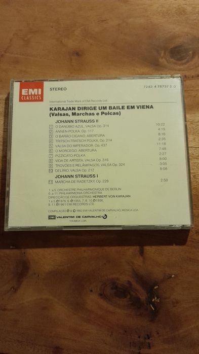 Cd Karajan dirige um Baile em Viena valsas, marchas e polcas