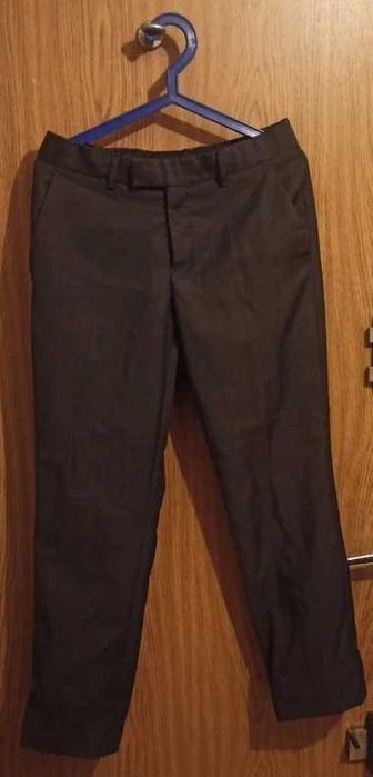 Czarny garnitur męski Slim Fit rozmiar 44