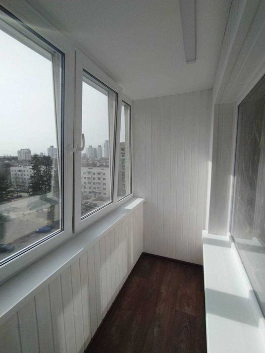 Лоджия НА ЗАМОВЛЕННЯ у Горішніх Плавнях! Французький балкон. СКЛІННЯ