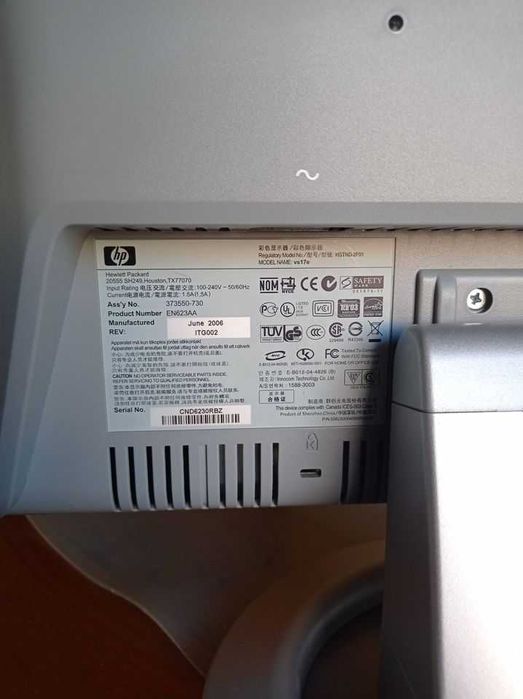 Monitor HP 17'' vs17e