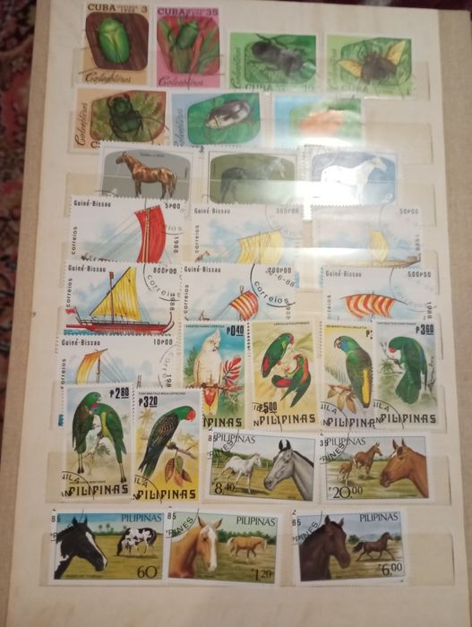 поштові марки 80-90гг