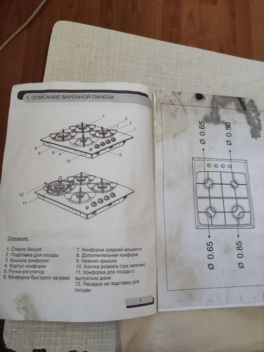 Варочная панель газовая