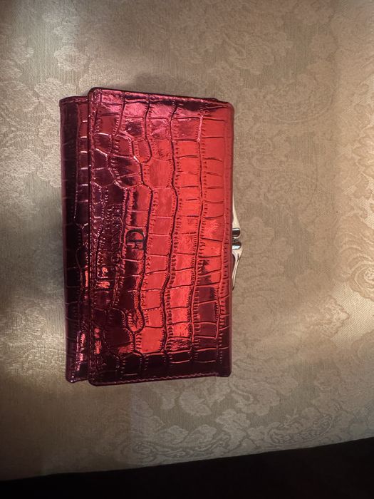 Жіночий шкіряний гаманець LaseFernando (червоний)