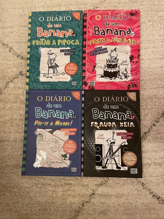 4 livros Dário de um banana