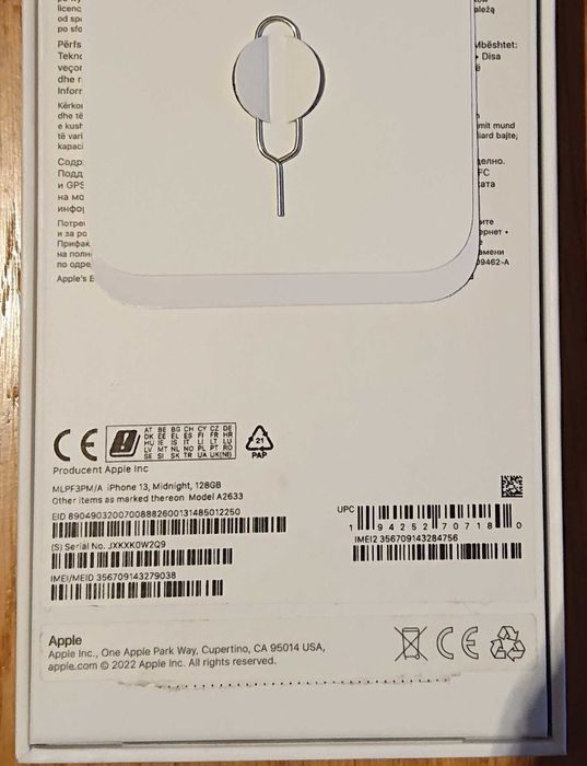 Ideał - Iphone 13 - Midnight (czarny) - 128Gb