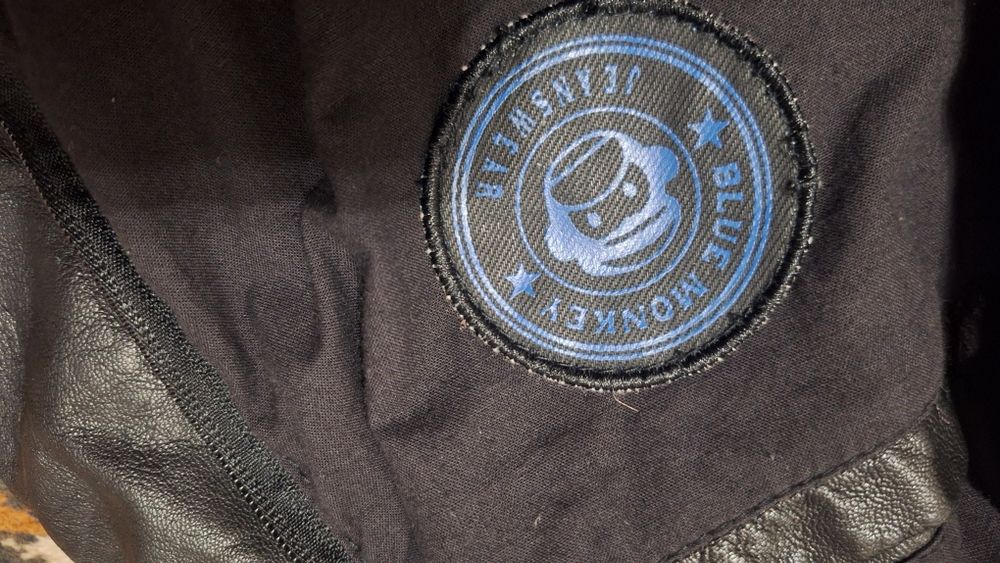 Кожаная куртка. Blue Monkey