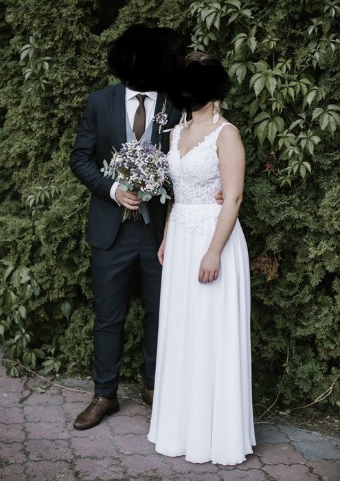 Suknia ślubna, boho