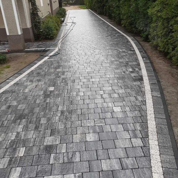 Kompleksowe układanie kostki brukowej