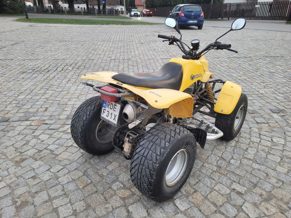 Quad SMC Barossa 250, zarejestrowany.