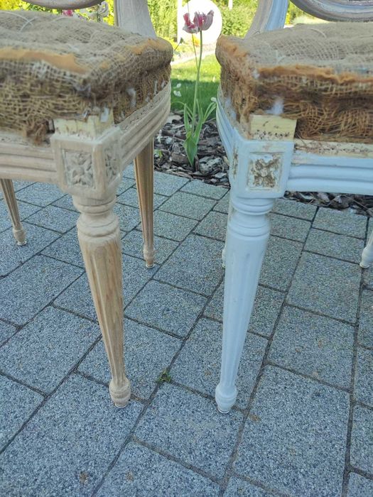 Krzesła Medalion Ludwik 3 sztuki