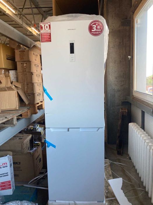 Холодильник BRH-N185D60W(nofrost,нижнямороз.дісплей185см білийGRUNHELM