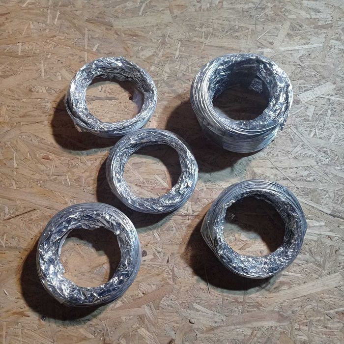 Rura spiro  fi 125 mm elastyczny aluminiowy SPIRO FLEX