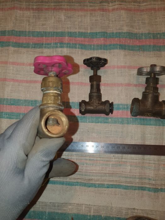 Крани латунь 3 шт