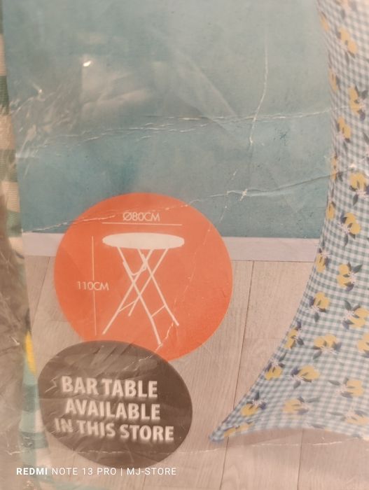 Nakrycie na stół barowy