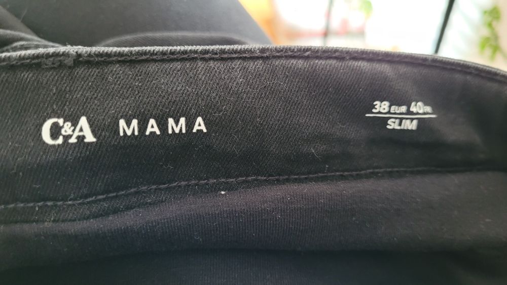Jeansy ciążowe slim C&A r 38
