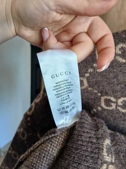 Brązowy sweter Gucci
