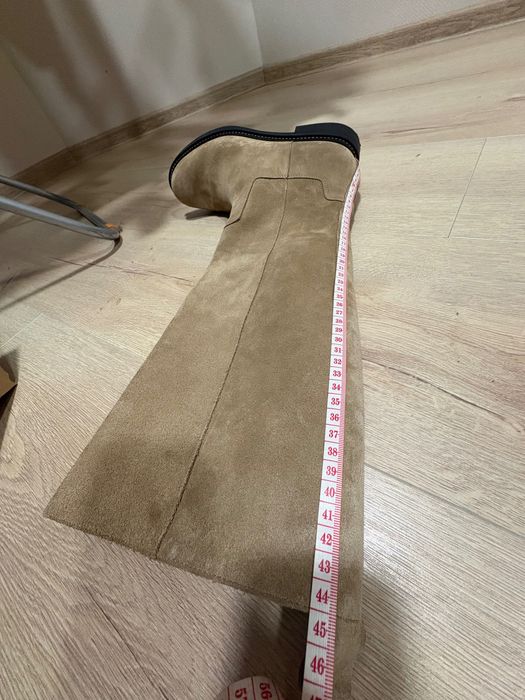Чоботи із нат.замш. спилку Zara 40 р.