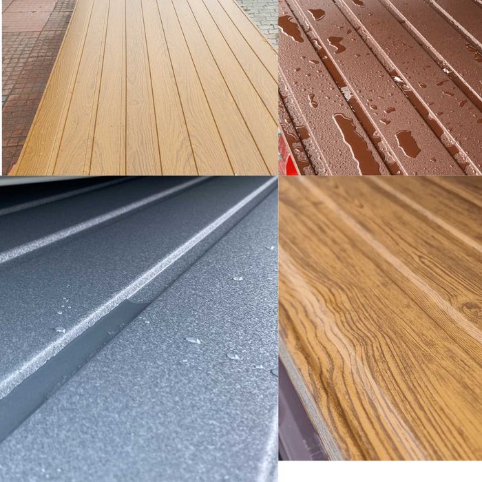 Blacha ELEWACJA niski profil T7 od ręki - rozne KOLORY w tym DREWNOpod