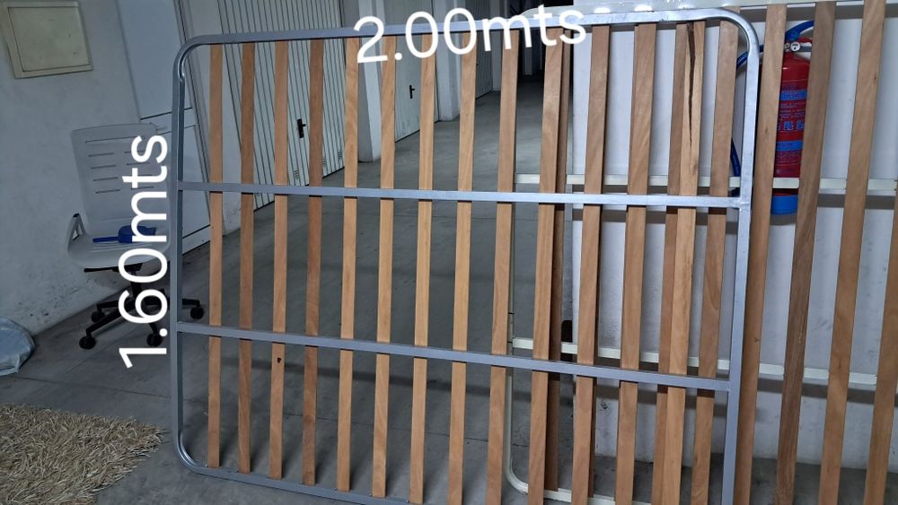 Colchão ortopédico de casal + Estrado(6pés) (2,00x1,60m) King Sise