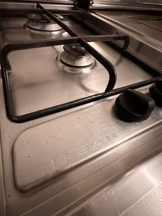 Fogão a lenha e gás