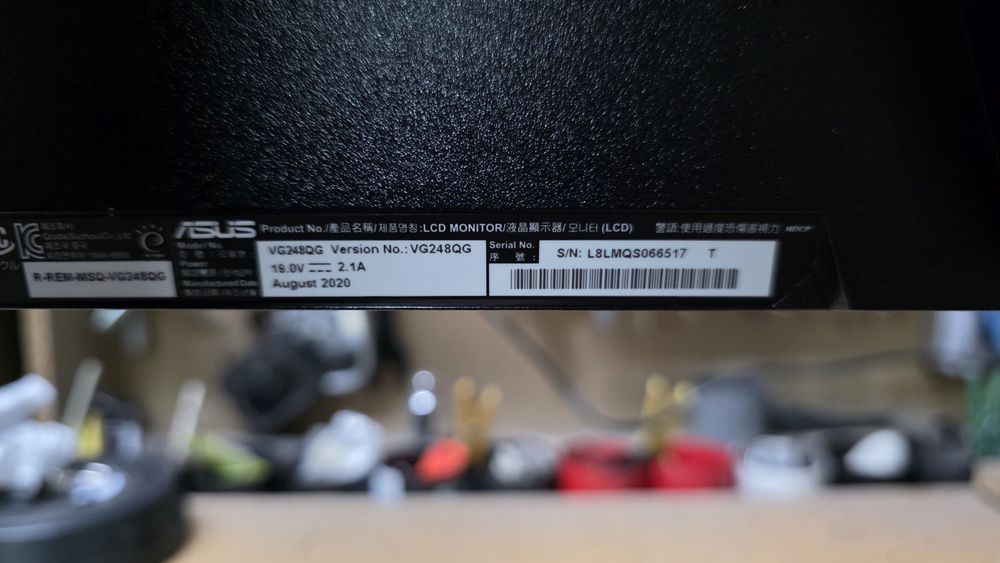 Monitor ASUS 165hz 24"