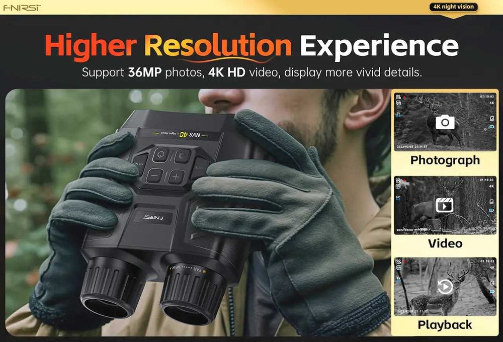 Прибор ночного видения - FNIRSI NVS-40 "4K". Новый!