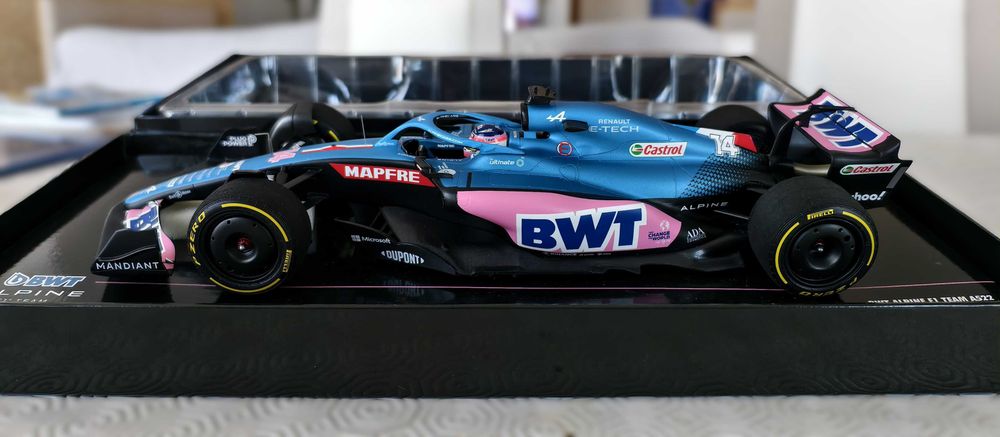 1:18 F1 Minichamps Alpine A522 #14 Fernando Alonso GP Austrália 2022