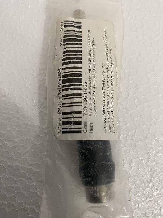 Extensão/adaptador para parafusadora ou berbequim.
