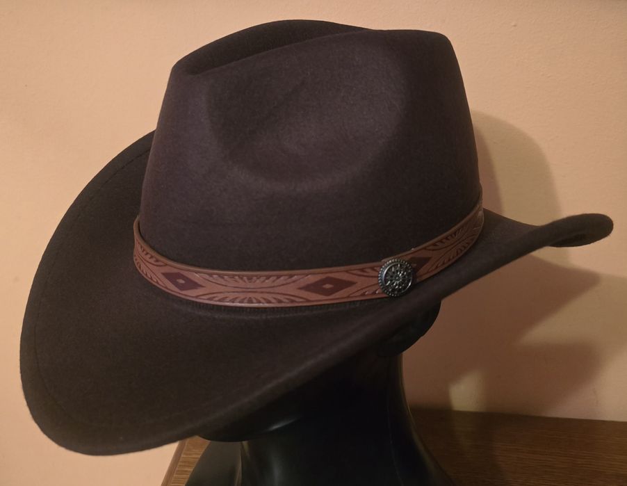 Elegancki kapelusz myśliwski cowboyski RODEO na polowanie zbiorowe 57 ...