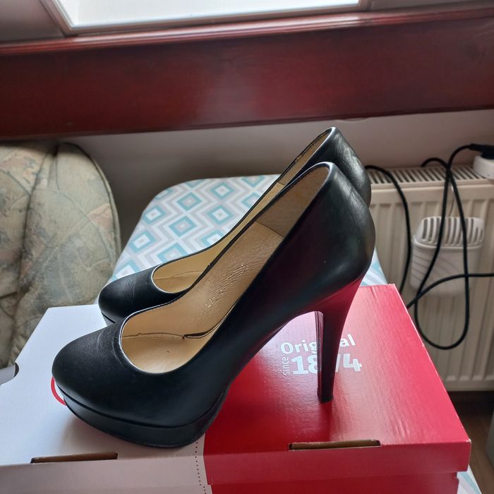 Czółenka damskie na platformie