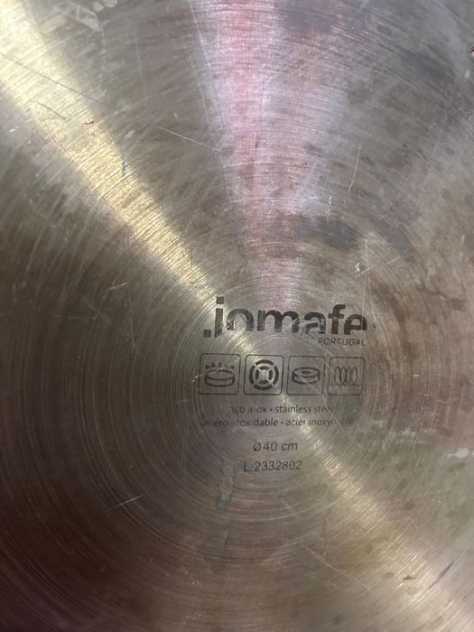 Tacho Inox Inmafe 40 cm com tampa – Como nova