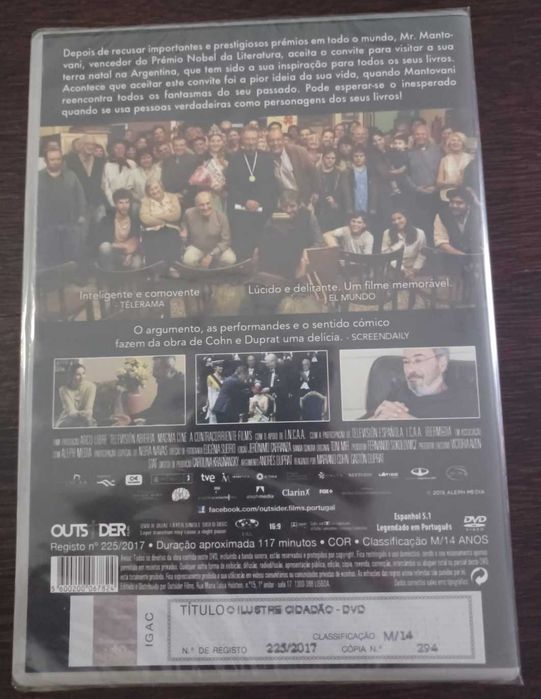 raro dvd: “Ilustre cidadão”
