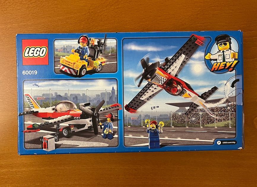 Lego City 60019 Samolot kaskaderski kompletny zestaw