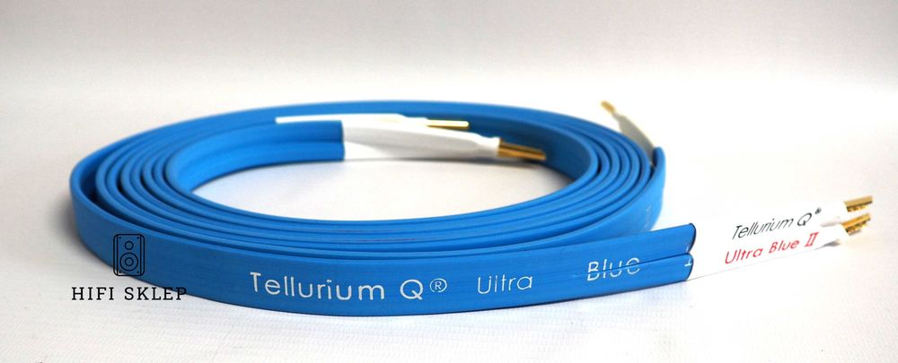 Kabel głośnikowy Tellurium Q Ultra Blue II 2x1m oryginala konfekcja