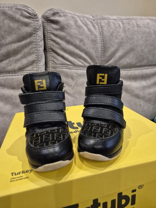 Ботинки 21р натур.кора и мех