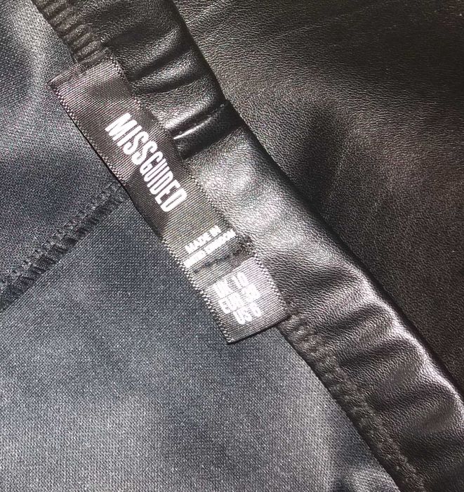 Spodnie ekoskóra Missguided rozm. S/M