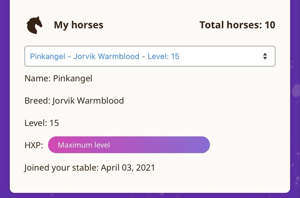 акаунт Star Stable Online