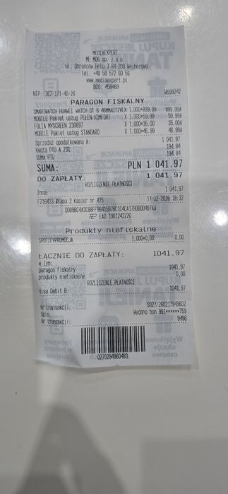 Smartwatch Huawei GT6 Nowa cena