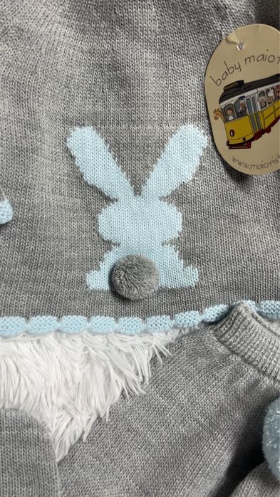 Conjunto de malha de bebe 3m maiorista