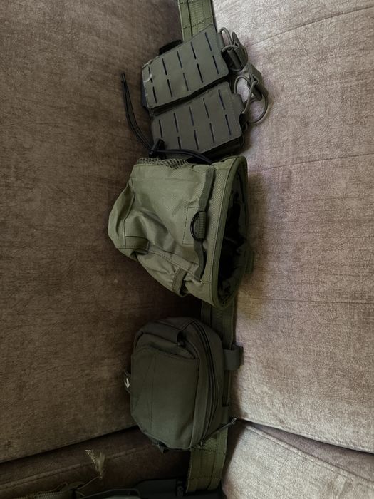 Cinto tactico Airsoft + Kimera + acessorios